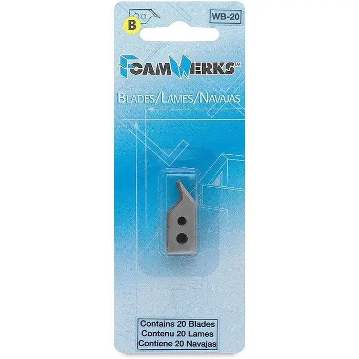 Logan Graphics Foamwerks Foamwerks Blade B for WB-6020 20 Pack SG Education