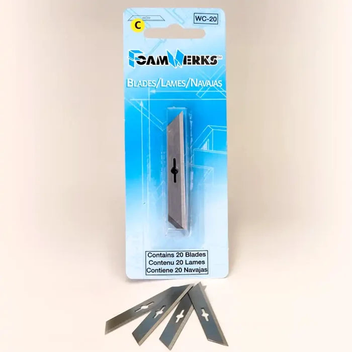 Logan Graphics Foamwerks Foamwerks Blade C for WB-2001, 6001, 6010, 4010, 20 Pack SG Education