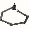 Fortitude Folding Bike Lock With Carrier - 5mm | Black