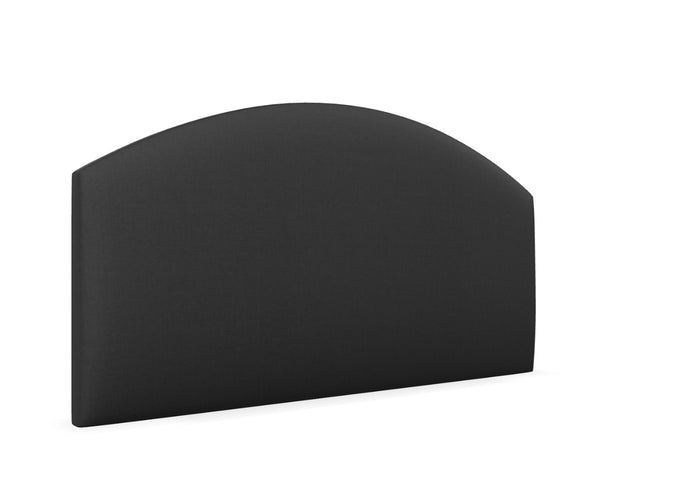 Fresia Strutted Headboard Finished in Faux Linen Charcoal