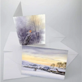 Frisk Frisk Watercolour Cards C5 Deckled Pack of 25 SG Education