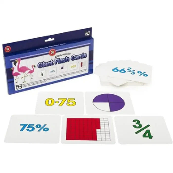 SG Education Giant Equivalence Flash Cards obs25 SG Education