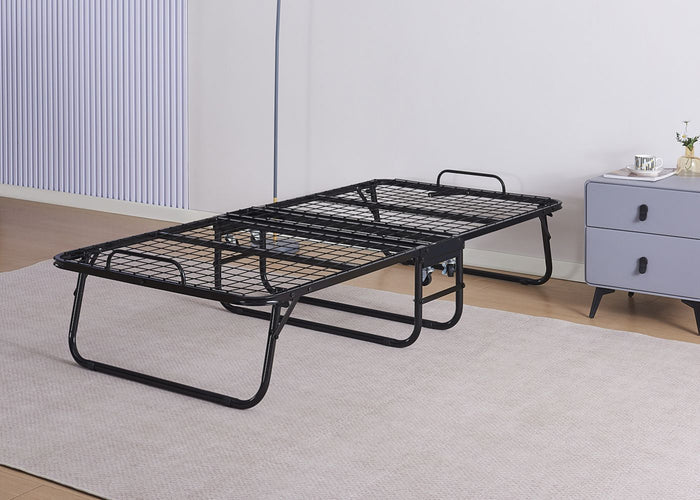 Heavy Duty Folding Bed with Mesh Base, Single Size