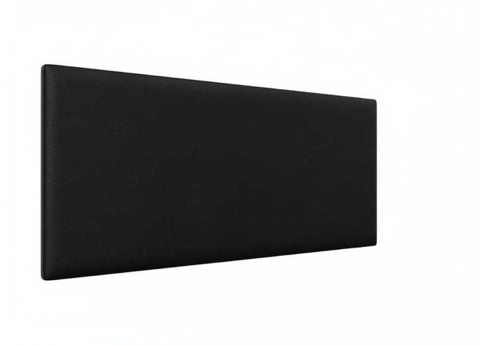 Hermia Headboard in Faux Leather Black