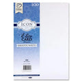 Icon Icon  A4 300gsm Smooth Card White 100 Pack SG Education