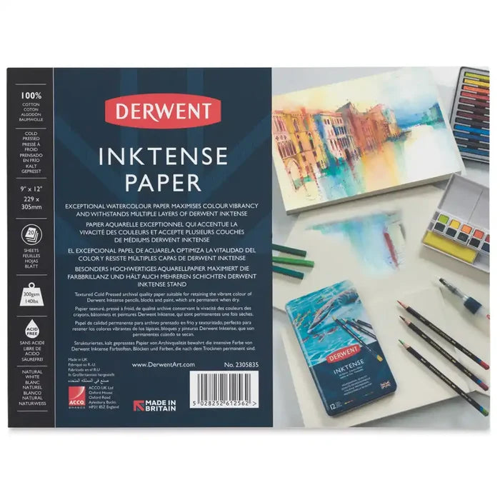 Derwent Inktense Paper Pad 7x10inch SG Education