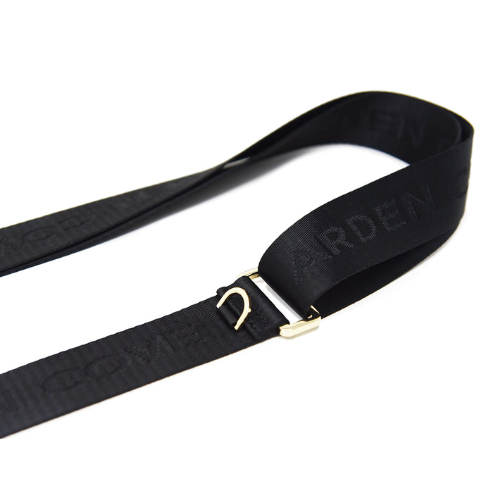 Jacquard Strap Black Gold Close up