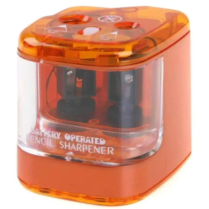 Jakar Jakar Double Hole Battery Operated Pencil Sharpener SG Education