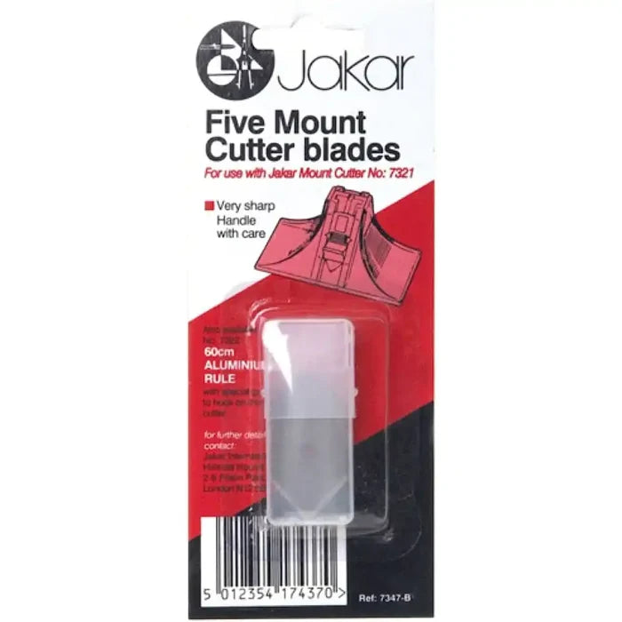 Jakar Jakar Mount Cutter Blades for Mount Cutter (JAK 7321) 5 Pack SG Education