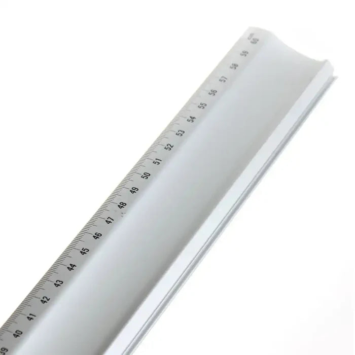 Jakar Jakar Ruler Aluminium 60cm with Ridge for Mount Cutter SG Education