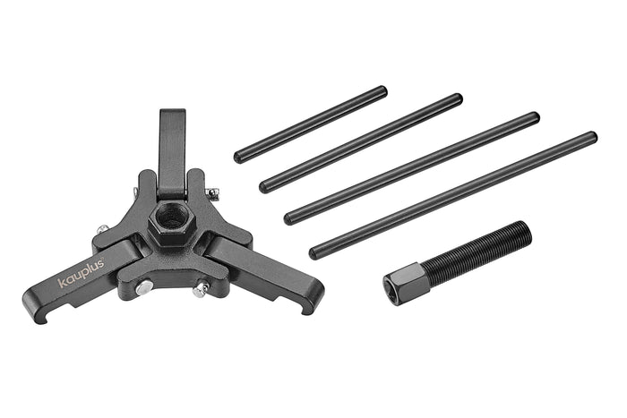 Kauplus Harmonic Damper Pulley Puller Set – 3-Jaw Harmonic Balancer Removal Tool Kit