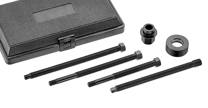 Kauplus Long-Reach Harmonic Balancer & Pulley Installer – 6-Piece Crank Pulley Tool Set for Engine Repair