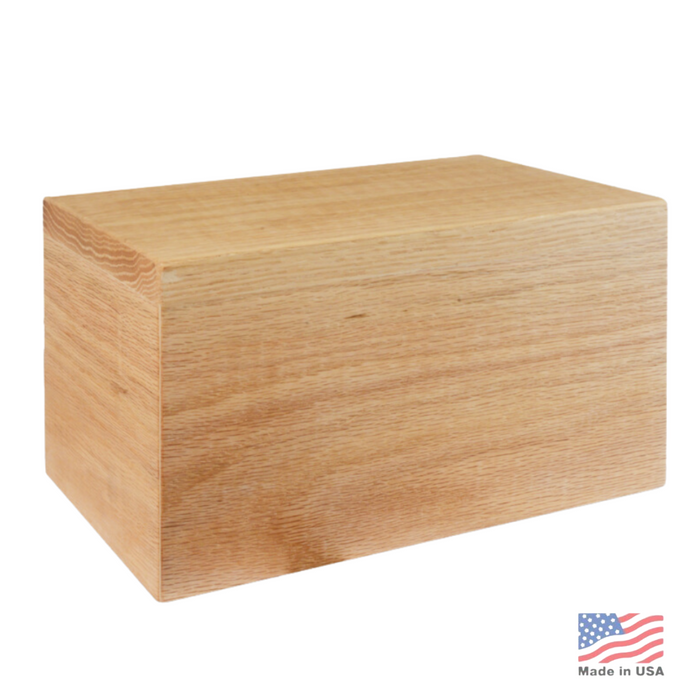 Kinder Oak Wood Urn