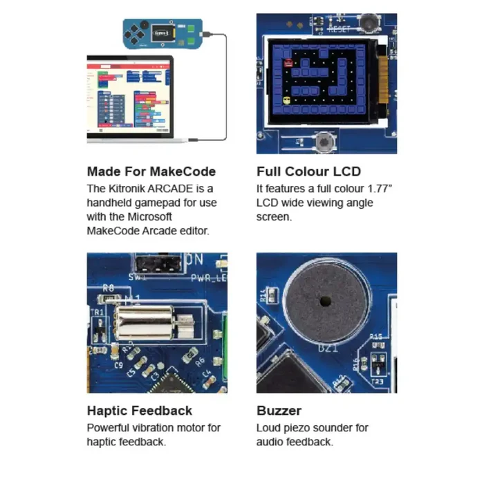 Kitronik Kitronik ARCADE for MakeCode Arcade SG Education