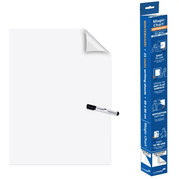 SG Education Legamaster Magic Chart Whiteboard 25 Sheets SG Education