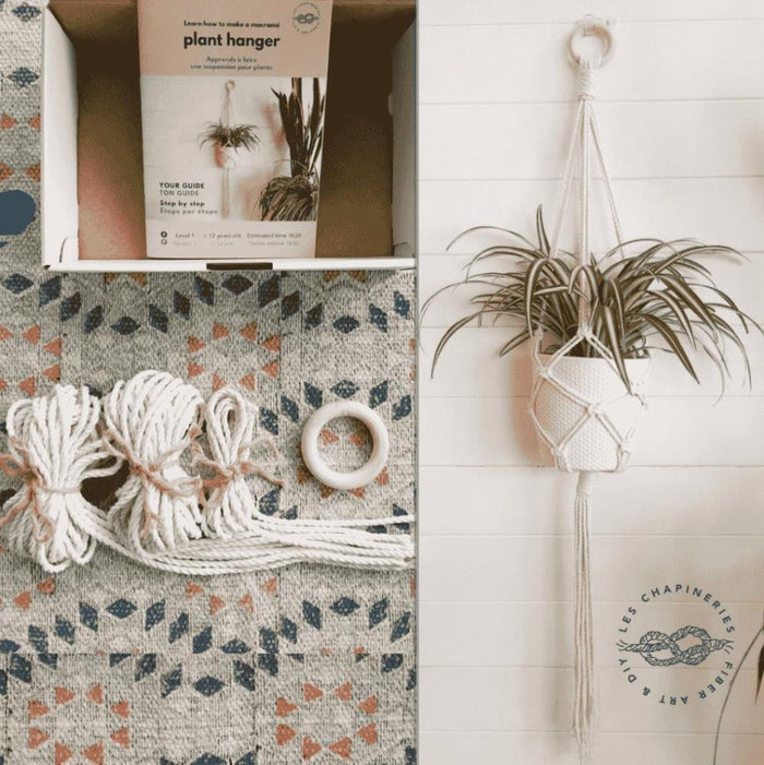 SG Education Les Chapineries Petite Fleur DIY Kit - Macreame Plant Hanger SG Education