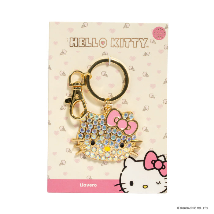 Llavero kitty dorado