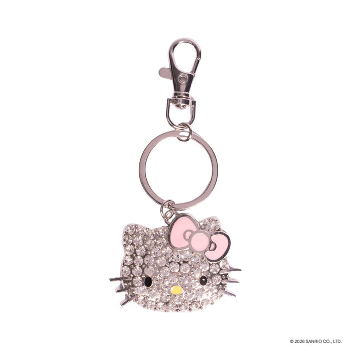 Llavero kitty plateado