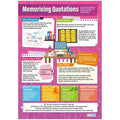 SG Education Memorising Quotations Web Gloss Daydream Wallchart SG Education