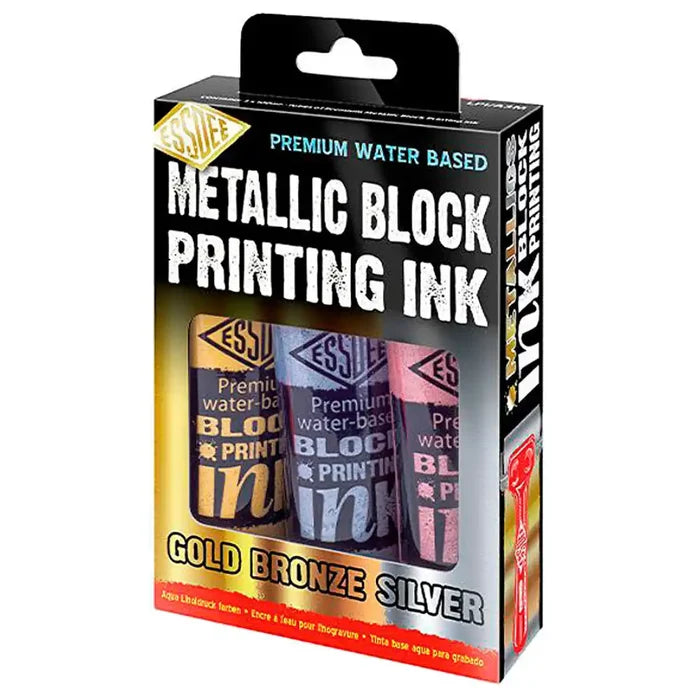 SG Education Metallic Block Printing Ink Set 3x100ml SG Education