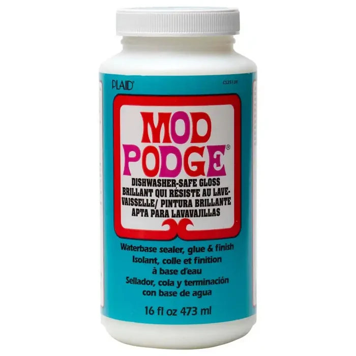 Mod Podge Mod Podge Dishwasher Safe Gloss 16oz / 474ml SG Education