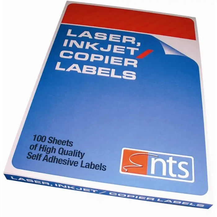 SG Education NTS Laser Inkjet Copier Labels 63.5x38.15mm 21 labels p/sheet - Box (100) SG Education