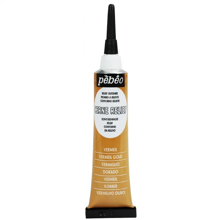 Pébéo Pebeo Cerne Relief Vermeil Gold 20ml SG Education