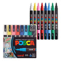 Posca Posca PC-3M Fine Markers Standard Colours 8 Pack SG Education