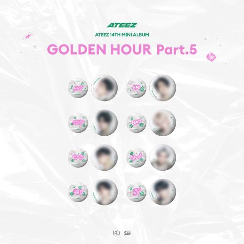 Ateez Golden Hour Part 5 Album Pop Up Store MD Can Badge Set Pre-Order
