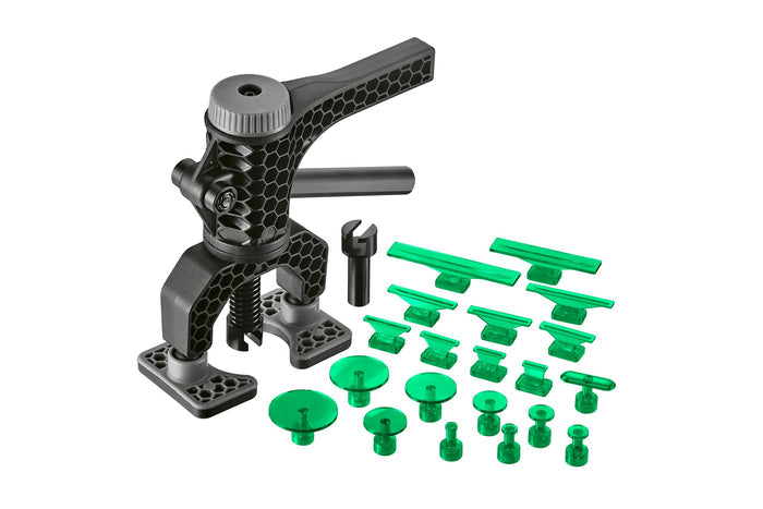 PRIME DAY SPECIAL OFFER  - Kauplus Adjustable Paintless Dent Puller Lifter Tool Kit – PDR Car Dent Repair Tool with 20 Pulling Tabs