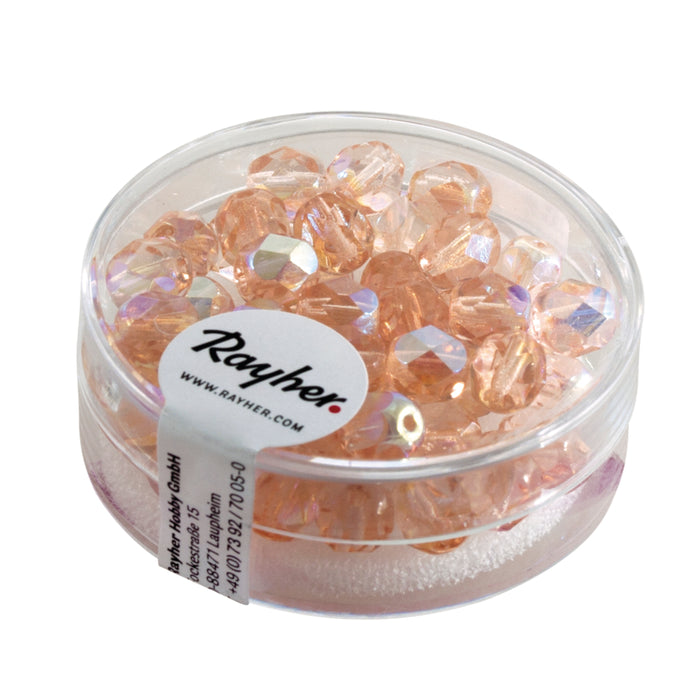 Rayher Rayher Glass Crystal Bead 6mmx50 SG Education