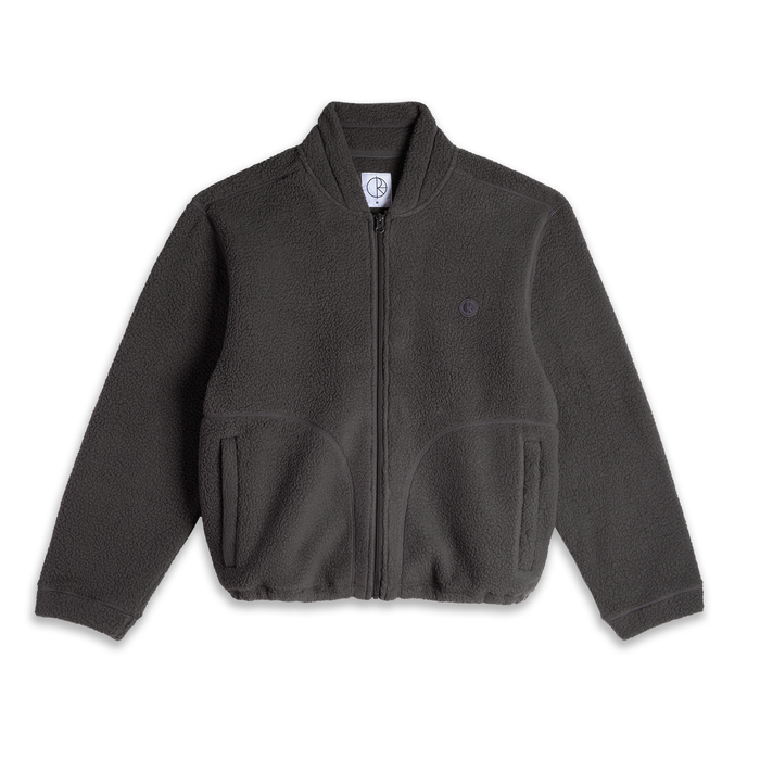 Roman Fleece Jacket - Dirty black