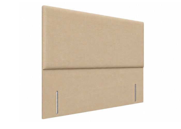 Hermia Floor Standing Headboard Finished in Sand Fabric