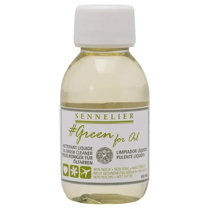 Sennelier Sennelier Green For Oil Brush Cleaner 100ml SG Education