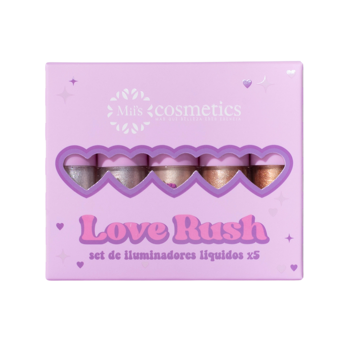 Set de iluminadores líquidos x 5
