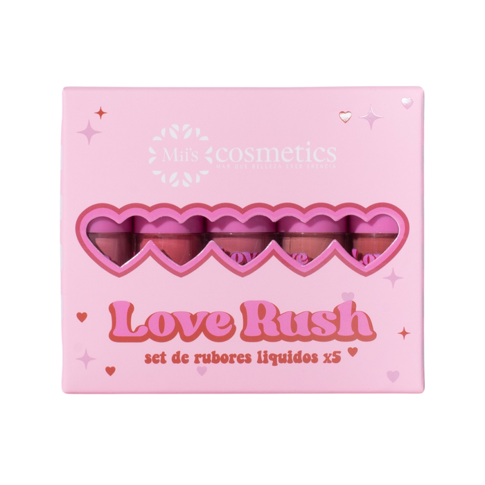 Set de rubores líquidos x 5