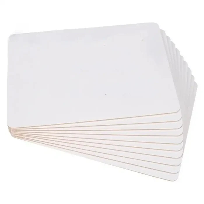 SG Education SG Whiteboard A4 Plain/Plain 650mic  Pack 30 SG Education