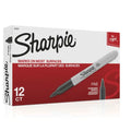 SG Education Sharpie Fine Permanent Marker Black 12 Pack SG Education