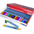 Show Me Show-me Drywipe Fine Tip Pens Assorted Colours 50 Pack SG Education
