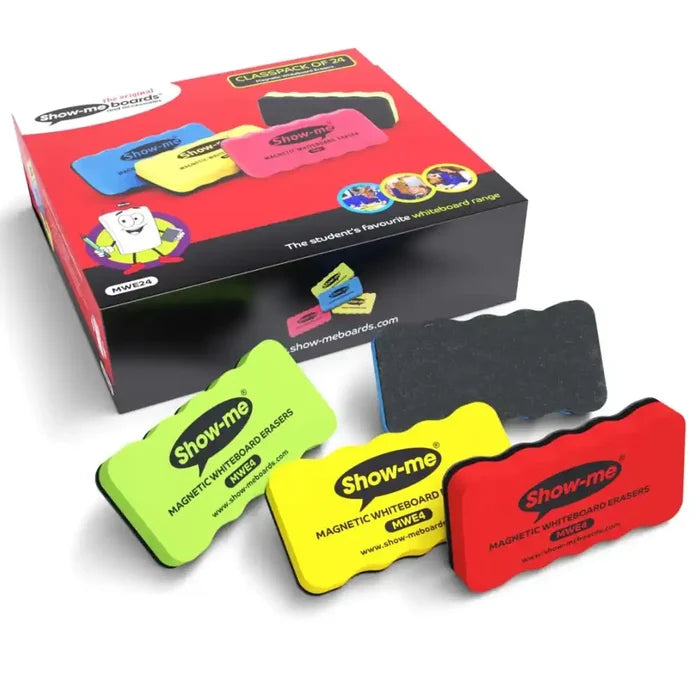 Show Me Show-me Magnetic Eraser 4 Pack SG Education
