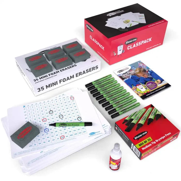 Show Me Show-me Multipli Grid board Classroom 35 Pack Set SG Education