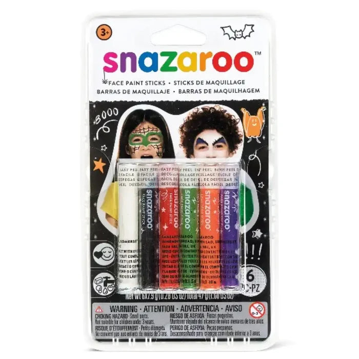 Snazaroo Snazaroo Face Painting Kit Halloween 6 Pack SG Education