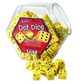 SG Education Soft Foam Dot Dice Tub of 200 SG Education