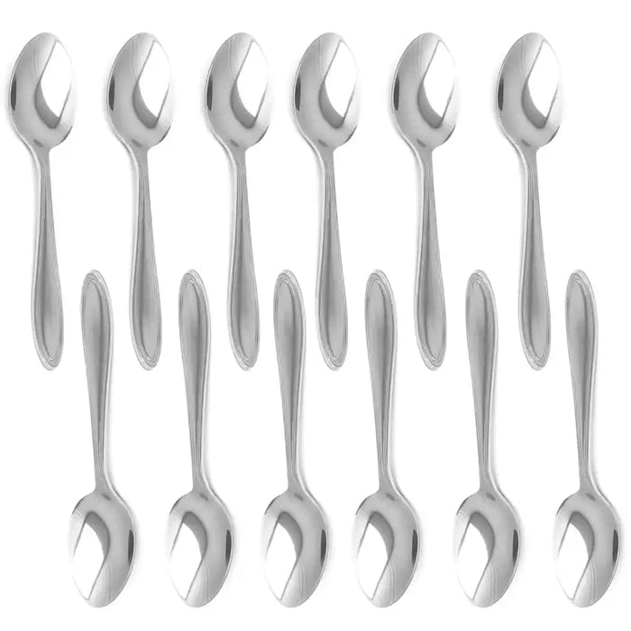 SG Education Stainless Steel Dessert Spoons pk 12 SG Education
