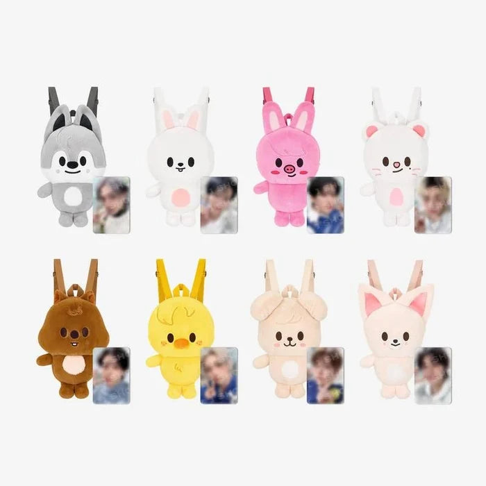 stray kids 6th fanmeeting stay in our house skzoo plush backpack