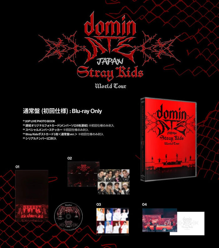 Stray Kids World Tour In Japan Blu-Ray Dominate Japan