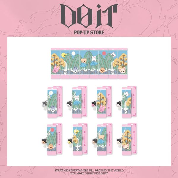 stray kids do it pop up skzoo bookmark, stray kids do it pop up merch, skzoo bookmark, skzoo do it bookmark, stray kids bookmark, stray kids skzoo merch, skz do it pop up