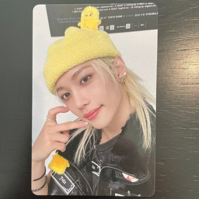 Stray Kids dominATE World Tour in Japan Tower Records POB Photocard Felix
