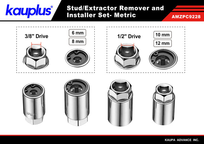 Stud Puller Set- metric