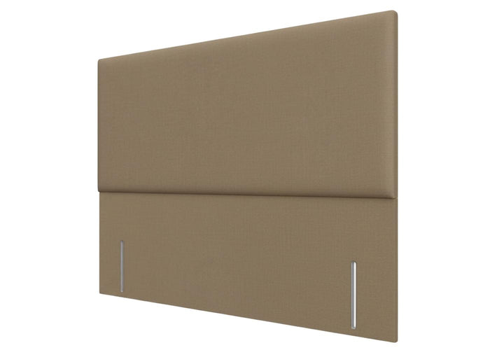 Sunflower Floor Standing Headboard in Faux Linen Sand